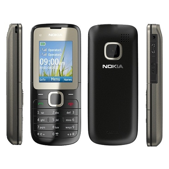 Điện thoại nokia C2-00 hai sim màu đen chính hãng tồn kho- Bao giá toàn thị trường