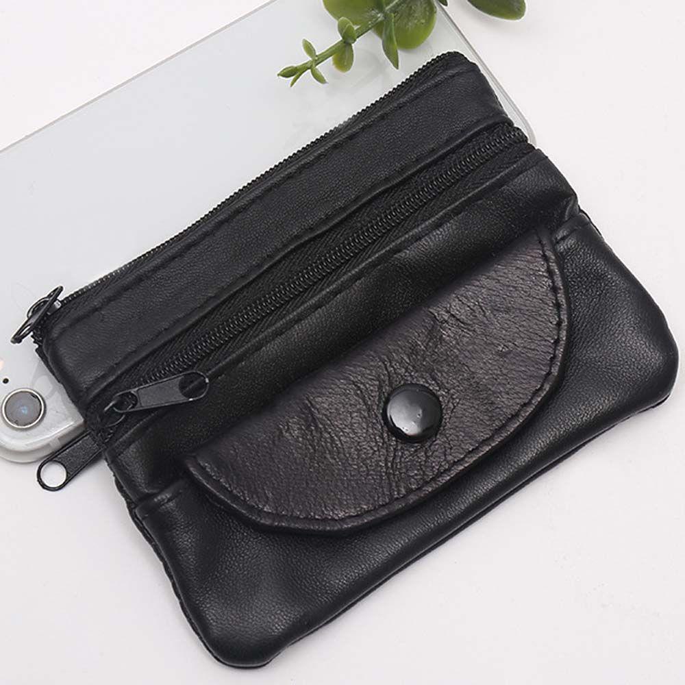 Ví Da Pu Thiết Kế Nhỏ Gọn Phong Cách Retro Thời Trang Dành Cho Nam