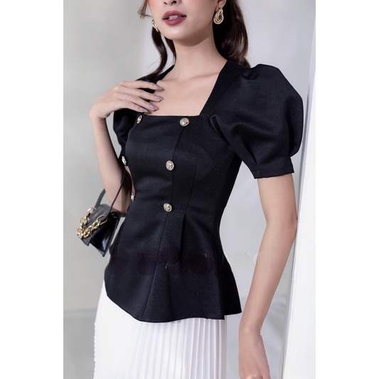 Áo kiểu thời trang G471 tôn vòng 1 - che khuyết điểm vòng 2 và bụng mỡ - GEM Fashion
