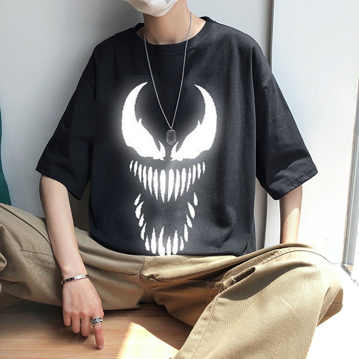 (CÓ VIDEO)ÁO THUN PHẢN QUANG TAY LỠ VENOM