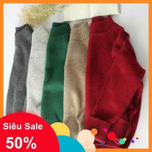 -Áo len tay lật cổ 3p.