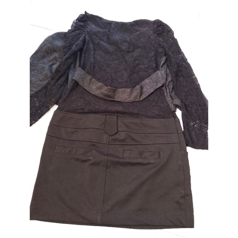 Đầm ren phối len