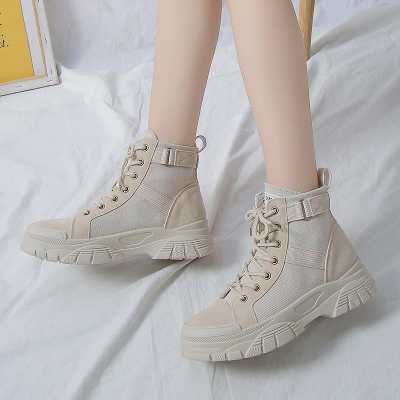 Giày boot cổ cao thời trang cá tính trẻ trung cho nữ