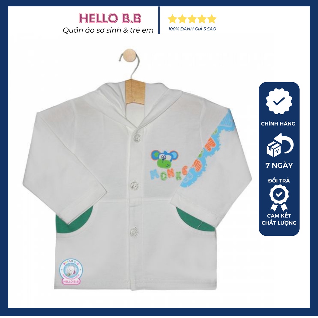 Áo khoác mỏng cho bé Hello B&B - hình in giao ngẫu nhiên