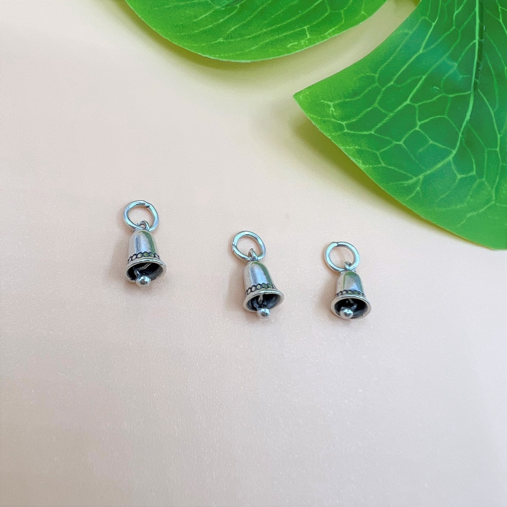 Charm móc treo hình chuông bạc thái - Charm Bạc 925 - Mã CA880