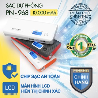 Pin sạc dự phòng pineng pn-968 10.000 mah - hãng phân phối chính thức