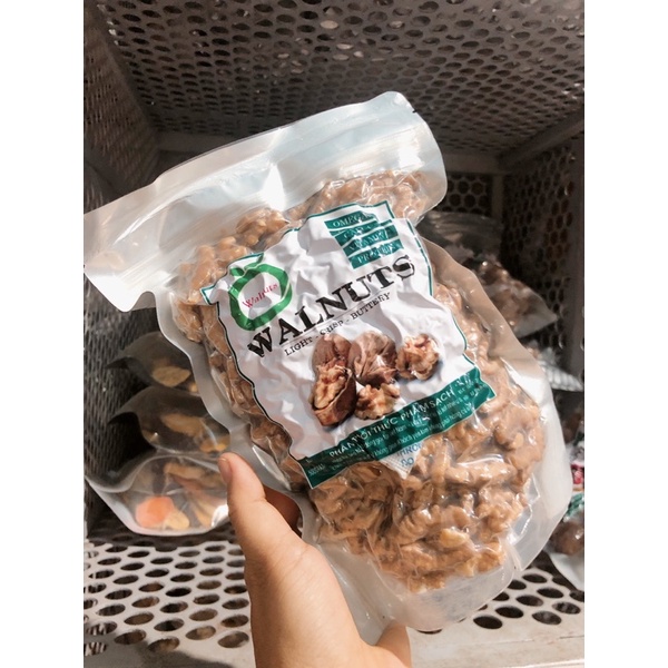 [Mã 66FMCGSALE1 giảm 10% đơn 250K] 500GRAM HẠT ÓC CHÓ SẤY QUA(PHÙ HỢP LÀM SỮA VÀ ĂN TRỰC TIẾP)