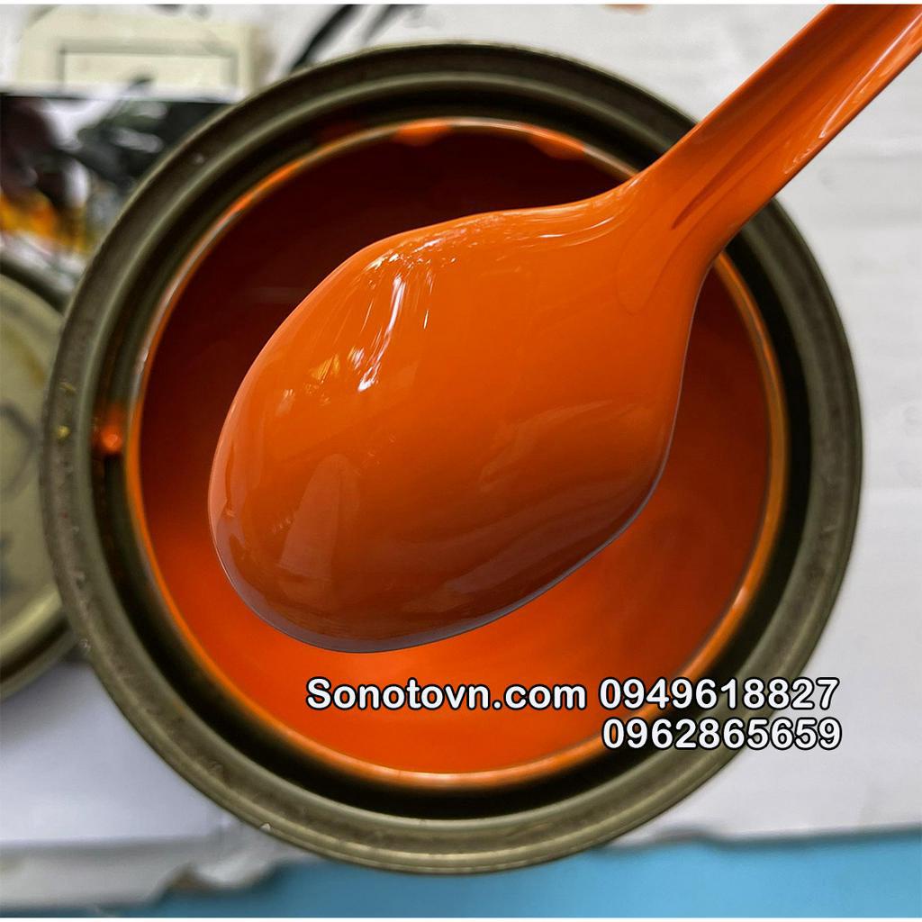 Màu sơn 2k cam Lyberty sơn xe máy nhà máy zin pha sẵn chuẩn đẹp