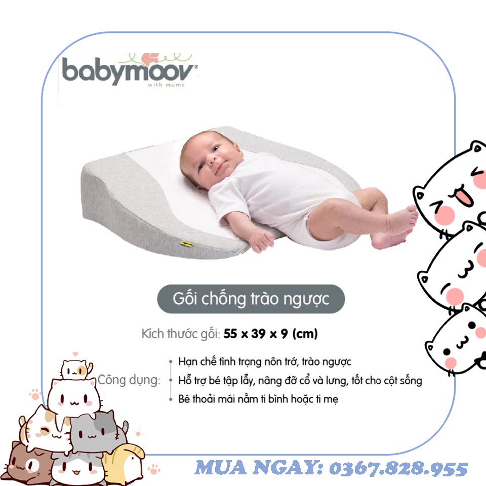 Gối Chống Trào Ngược Dạ Dày - Gối Chống Nôn Chớ Babymoov