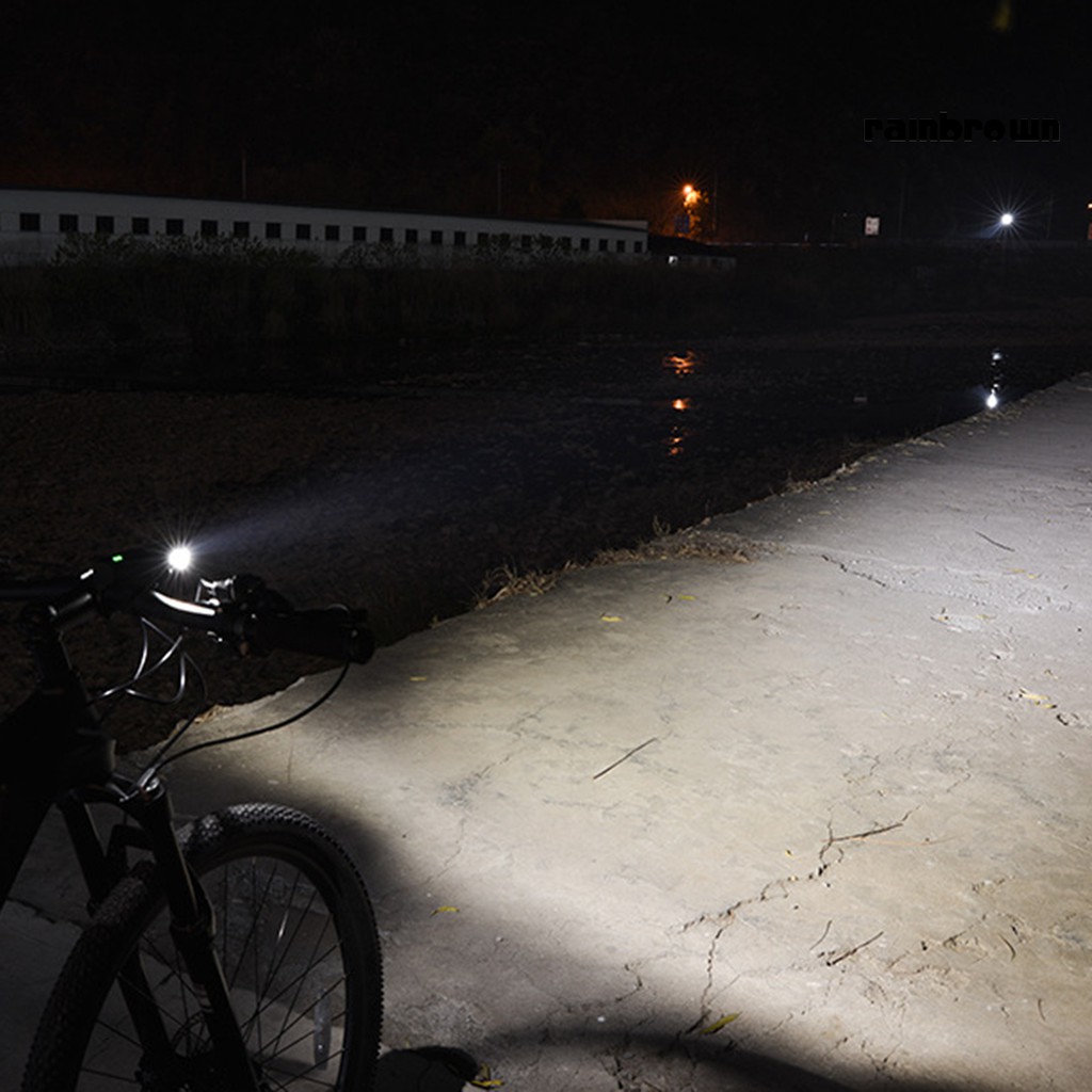 -RXZ- Bicycle USB Rechargeable Front Light LED Headlight  Bike Lamp Cycling Flashlight