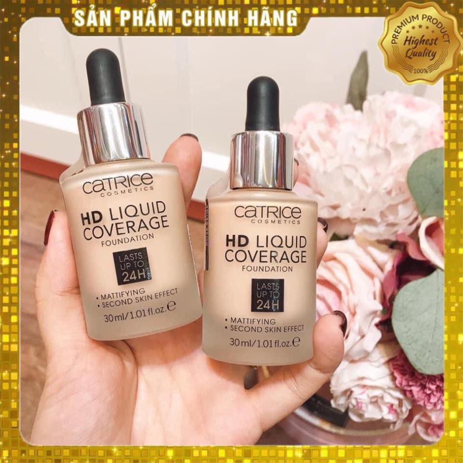 ( HÀNG CHUẨN AUTH ) - 🧡KEM NỀN CATRICE HD 24h - SIÊU MỊN MỎNG, CHE KHUYẾT ĐIỂM CỰC ĐỈNH 💪🏻 - freeship