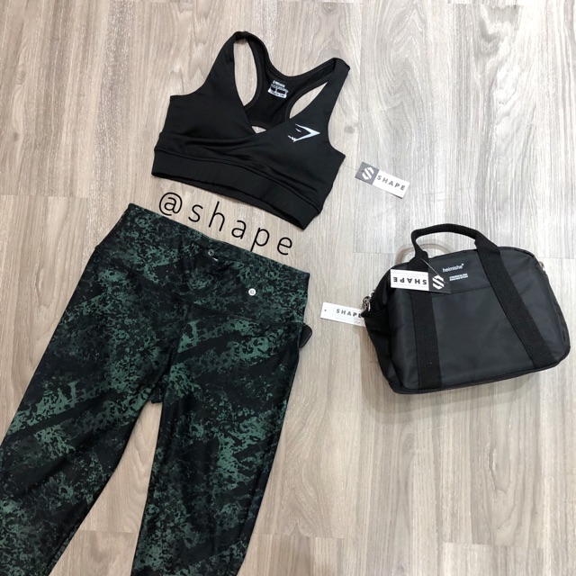 Quần legging tập gym nữ họa tiết [ QD123]