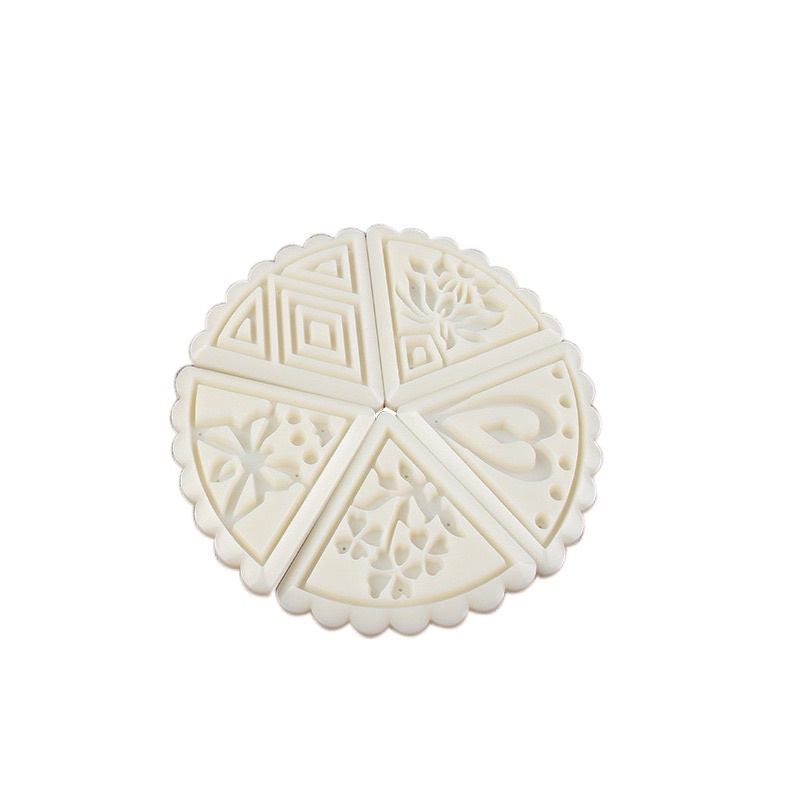 [Hàng mới về] Khuôn trung thu lò xo 5 mặt 50g hình tam giác