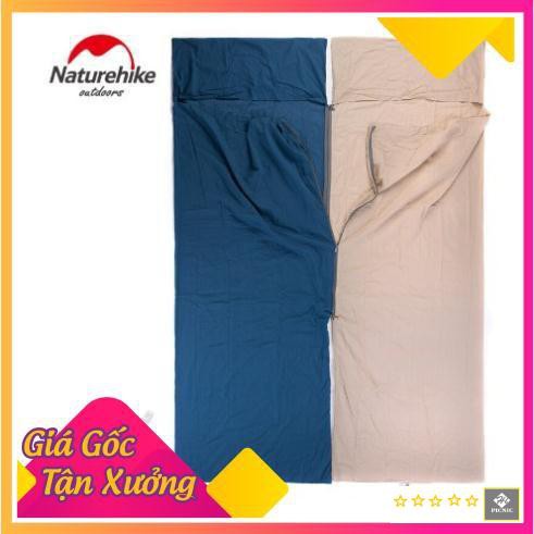 [CHÍNH GỐC - GIÁ SỐC] TÚI NGỦ MÙA HÈ CHỐNG BỤI, 100% COTTON, GẤP GỌN DÃ NGOẠI CẮM TRẠI NATUREHIKE NH15S012-D