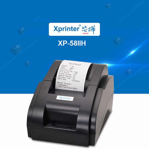 Máy in nhiệt khổ 58 Xprinter XP-58IIH + Free 5 cuộn giấy | BigBuy360 - bigbuy360.vn