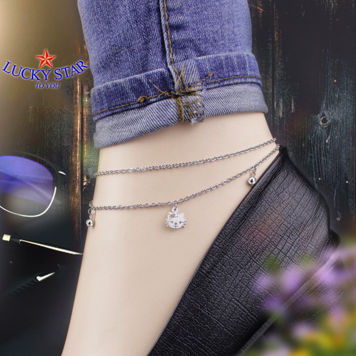 Lắc chân mèo đáng yêu 2 tầng mới lạ
