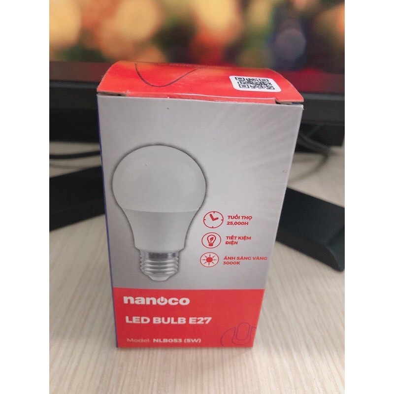 bóng led BULB 3w nanoco màu trắng