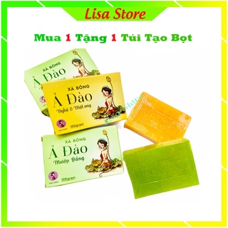 Xà bông nghệ Ả đào xà bông mướp đắng Mộc Nhan Natural giảm thâm, trắng sáng mát da và thư giãn tiemxuongrong