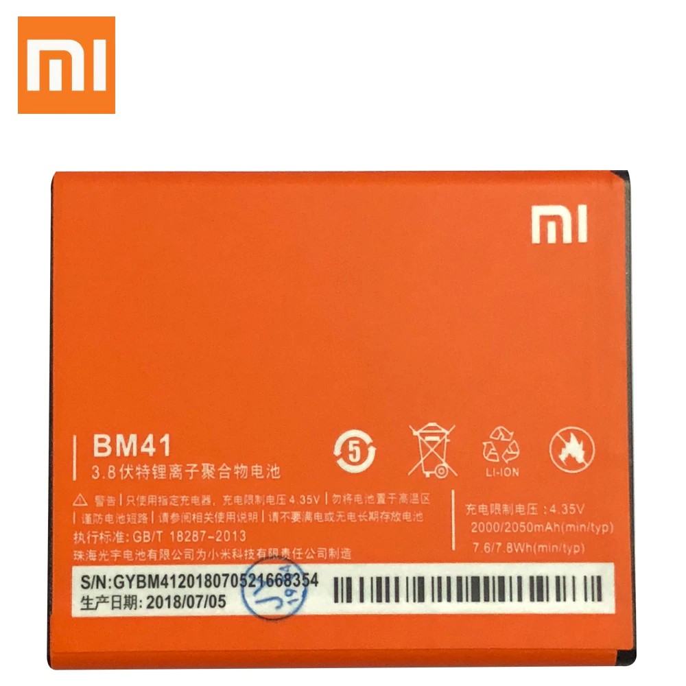 Pin Sạc Thay Thế Cho Xiaomi Redmi 1S -BM41 , Pin Xiaomi Redmi 1S
