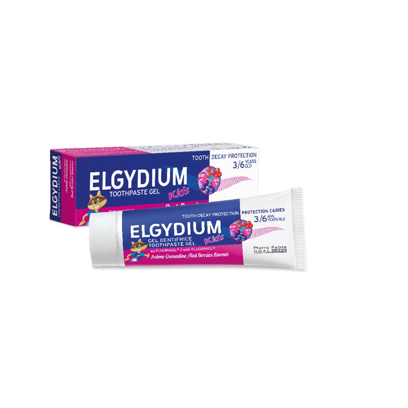 [ Quà tặng không bán ] Bộ đôi kem đánh răng dành cho bé Elgydium Toothpaste Gel Kids 7ml