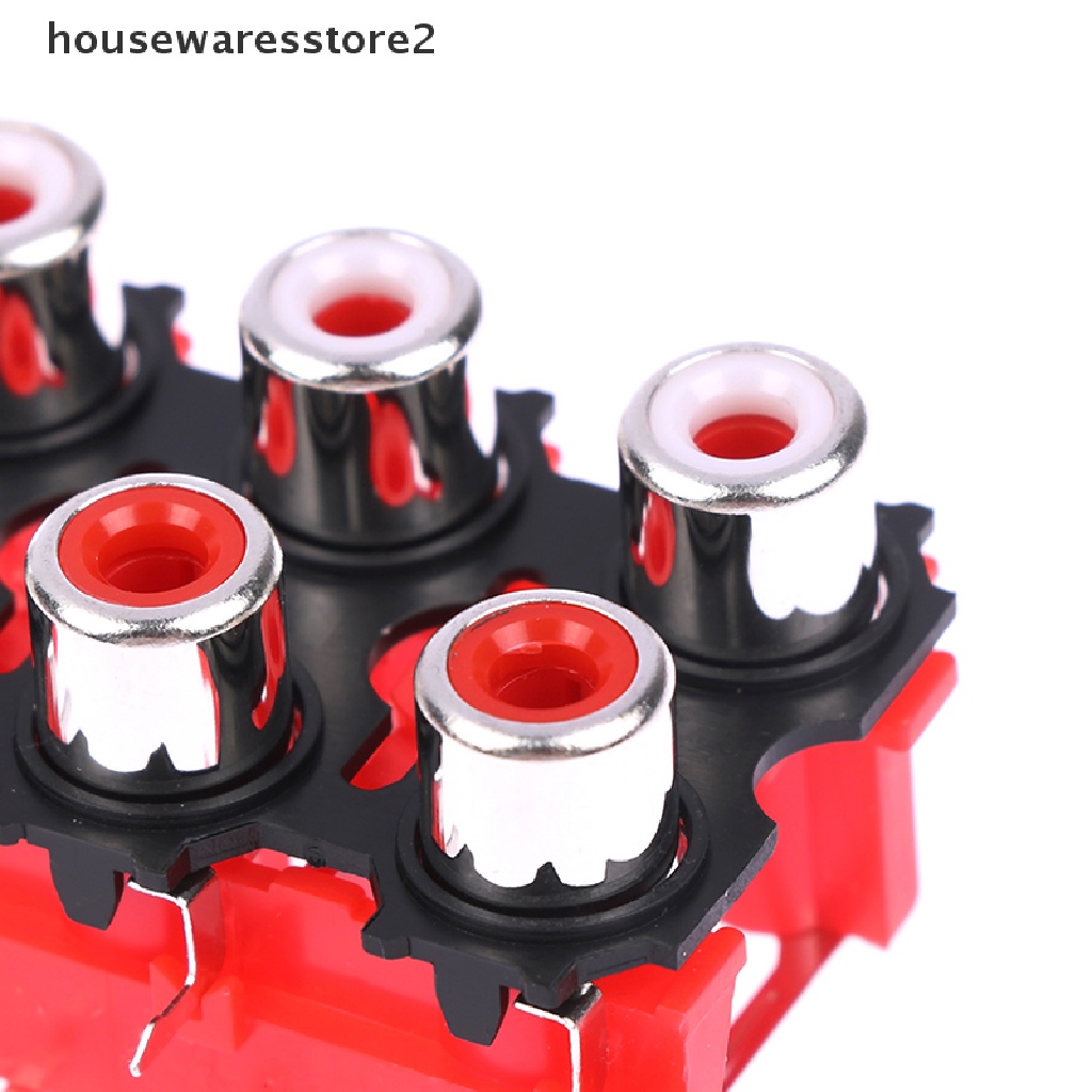 Set 2 Đầu Nối AV 2-8.4-13 2P 4P 6P 8P RCA Female Chất Lượng Cao