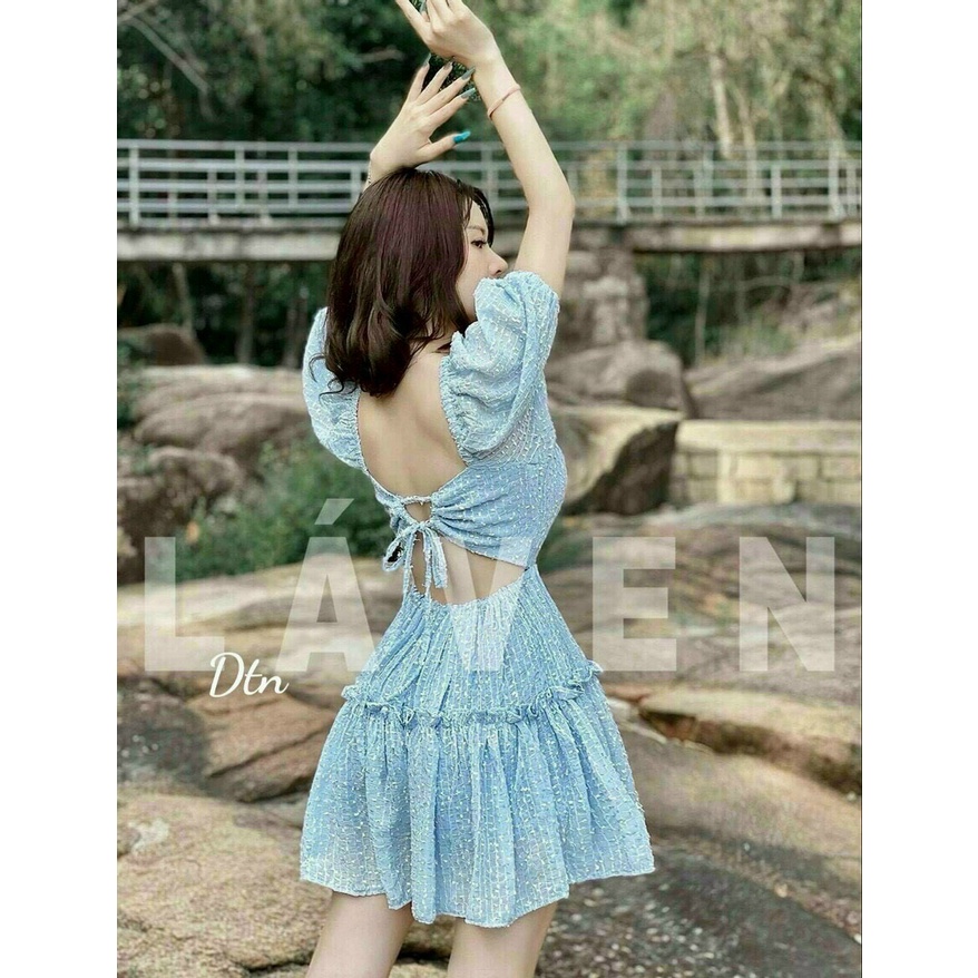 Đầm tiểu thư, đầm tya phồng, đầm xòe nhún tầng, đầm công chúa, đầm hở lưng, váy xòe công chúa chất vải xốp chỉ
