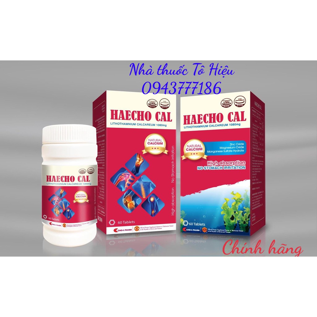 HAECHO CAL (Chính hãng) Canxi 100% tự nhiên từ tảo biển đỏ