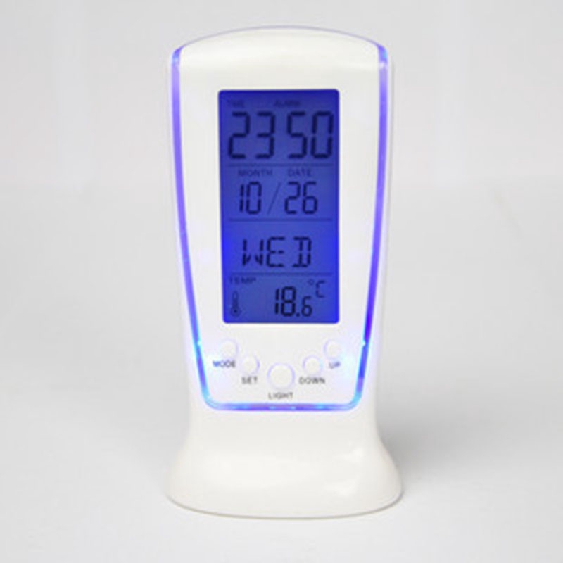 Đồng Hồ Báo Thức Hiển Thị Màn Hình Lcd Đa Chức Năng