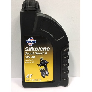Nhớt Fuchs Silkolene Scoot Sport 4 5W40 1L nhập khẩu từ Anh - dành cho xe tay ga