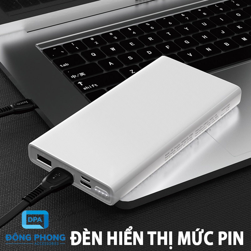 Pin Dự Phòng Hoco J55 10000mAh Dual USB Chính Hãng