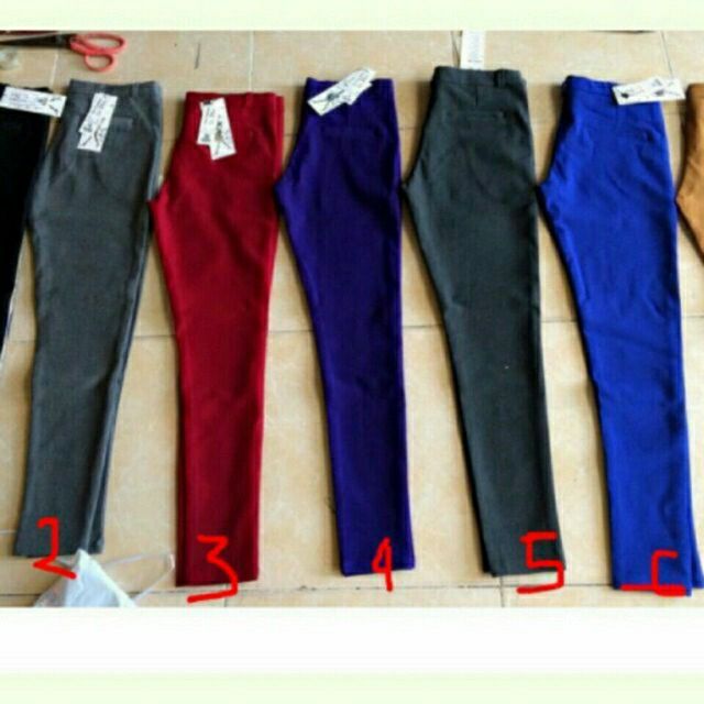 Quần dài cotton lưng thun