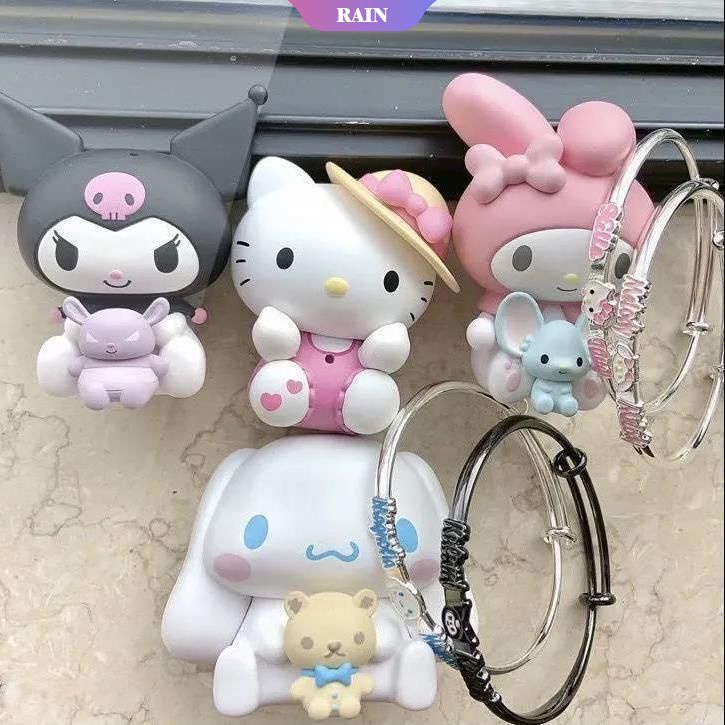 Sanrio Vòng Đeo Tay Họa Tiết Mèo Hello Kitty Dễ Thương Sành Điệu Cho Nam Và Nữ