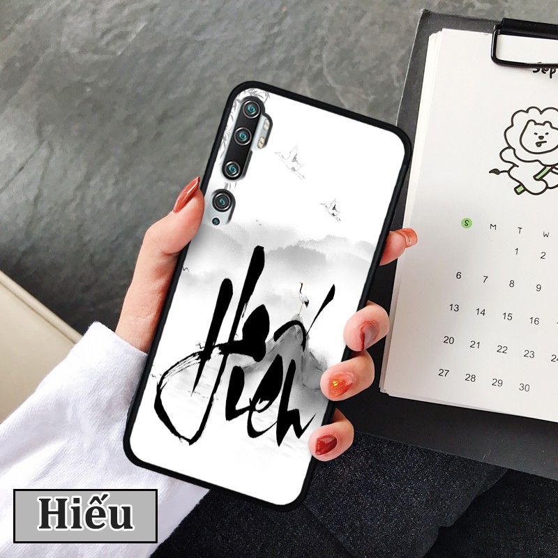 Ốp lưng kính 3D Xiaomi Mi Note 10/ Note 10 Pro - hình in chữ thư pháp ý nghĩa