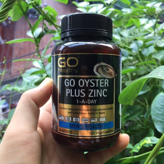 🐚TINH CHẤT HÀU TƯƠI GO HEALTHY OYSTER PLUS ZINC - 120 viên