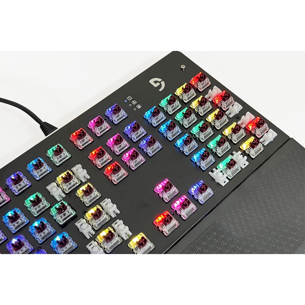 Bàn phím cơ gaming, bàn phím chơi game Led RGB đổi màu FUHLEN Subverter