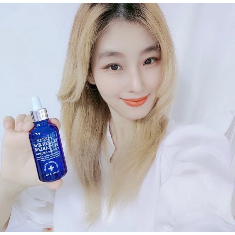 [Chính hãng]Serum AHohaw All in one Elazulene Peptablue ( Tặng 1 lọ tế bào gốc khi mua chai full)