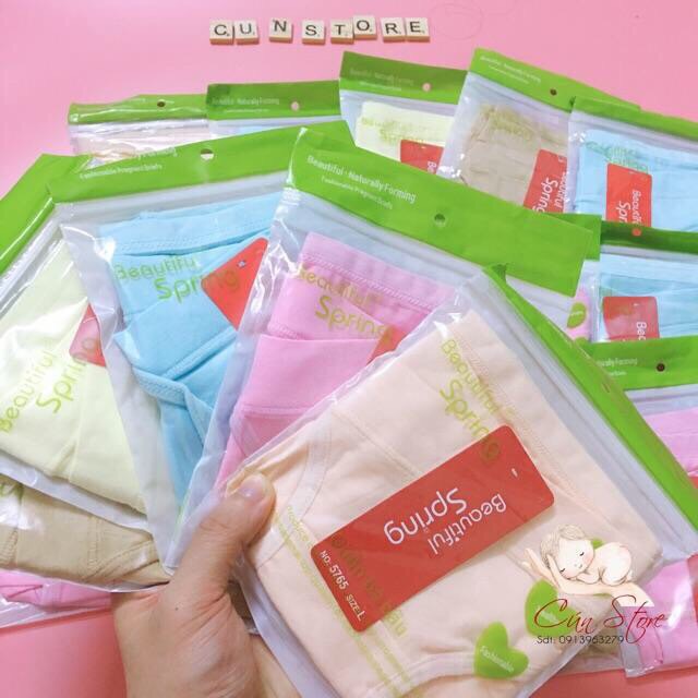 💕FREESHIP💕 Quần Lót Cotton CẠP CHÉO Không Đường May Hàng Loại 1 Cao Cấp Cho Bà Bầu QL02