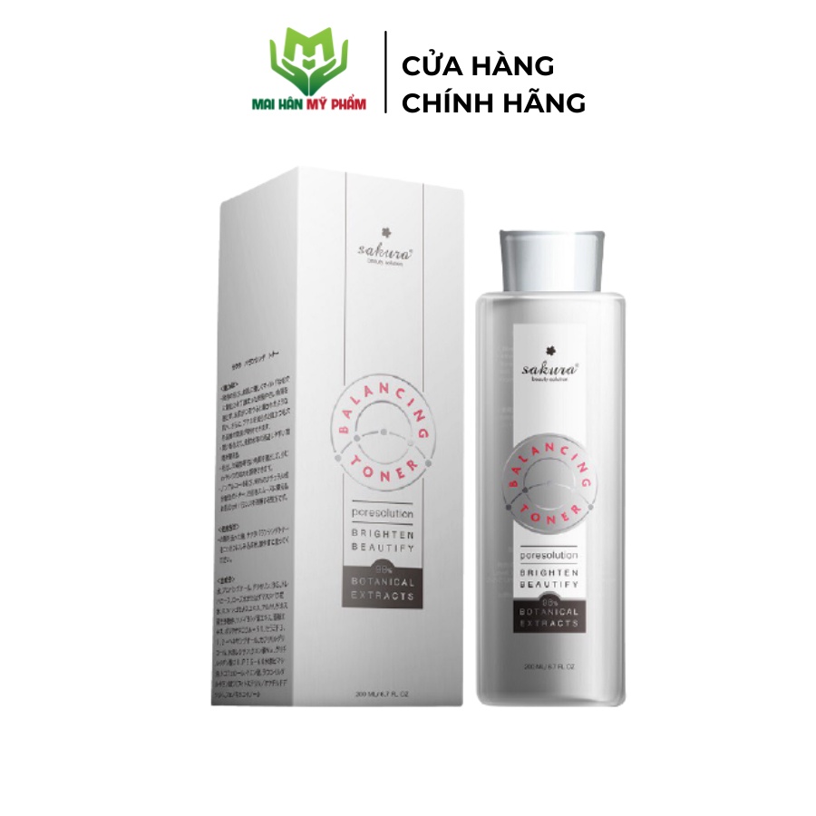 Nước cân bằng da Sakura Balancing Toner 200ml - Mỹ Phẩm Mai Hân