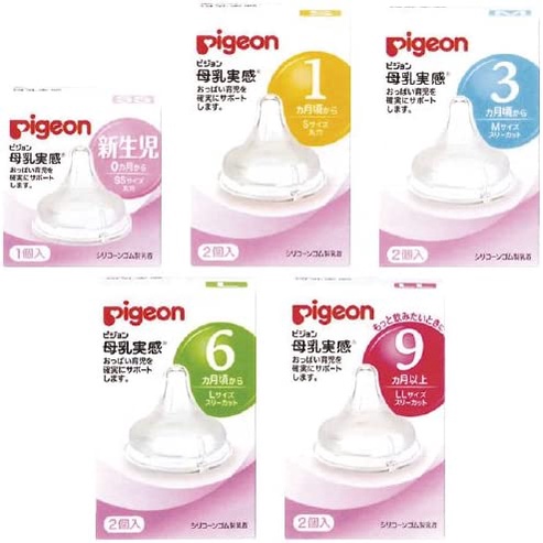 Núm ty silicon thay thế bình Pigeon số 3