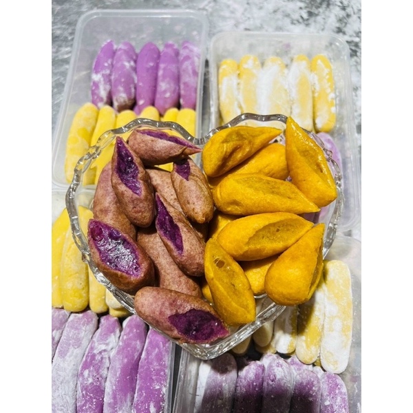 [HỎA TỐC SG] Khoai mỡ chiên mix khoai lang giòn thơm ăn vặt 500g