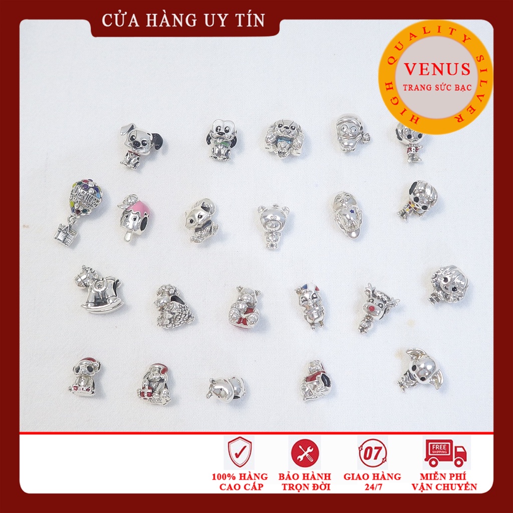 Charm bạc đeo vòng tay cho bé- Hàng cao cấp- Trang sức bạc Venus