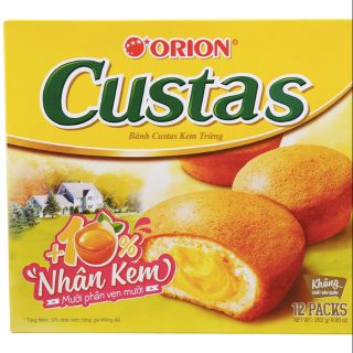 Bánh Custas kem trứng 282 g 12 chiếc