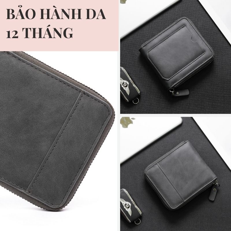 Ví cầm tay nam ⚡FREESHIP⚡da Lịch lãm, phong cách, bền đẹp. BH 12t Tặng Vớ nam 6U15