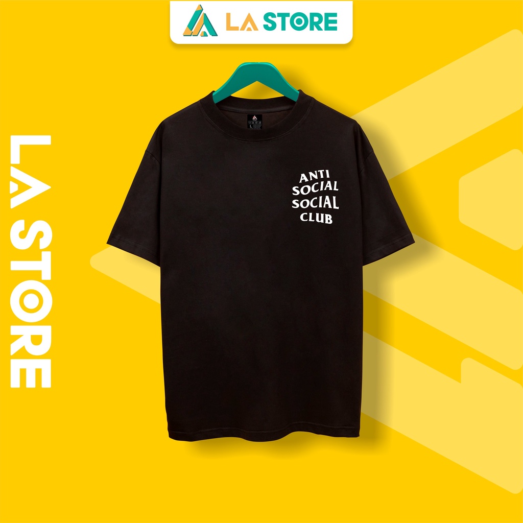 Áo Thun Unisex Cotton Anti Social Social Club Form Rộng Tay Lỡ Nam Nữ Có Big Size | LẠ STORE