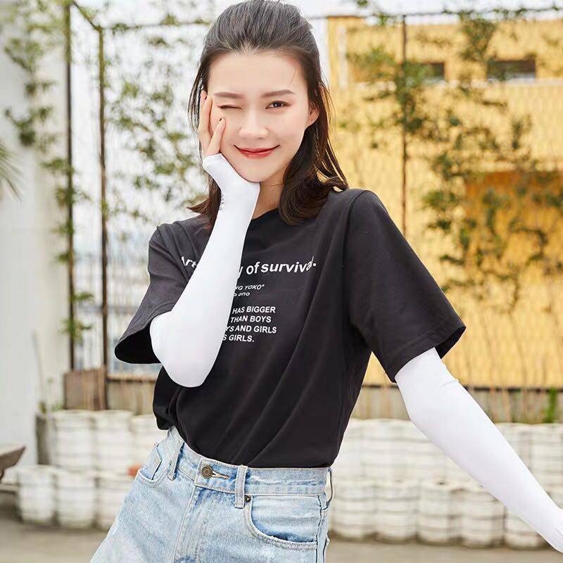 Ống găng tay chống nắng chống tia UV bảo vệ da khi chơi thể thao ngoài trời nhiều màu tùy chọn cho nam và nữ