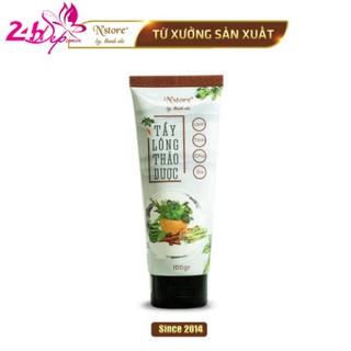 Kem Tẩy Lông Thảo Dược N'store tẩy sạch lông dịu nhẹ, bảo vệ da 100gr
