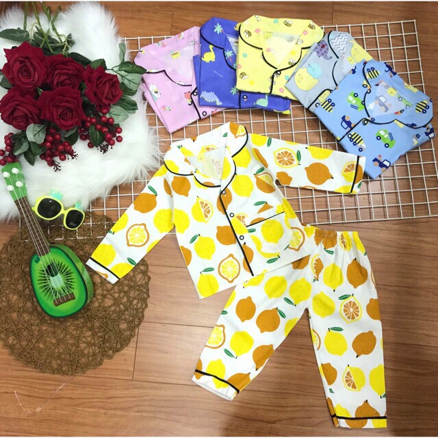 [Link 3] Bộ pijama dài tay cho bé trai và bé gái