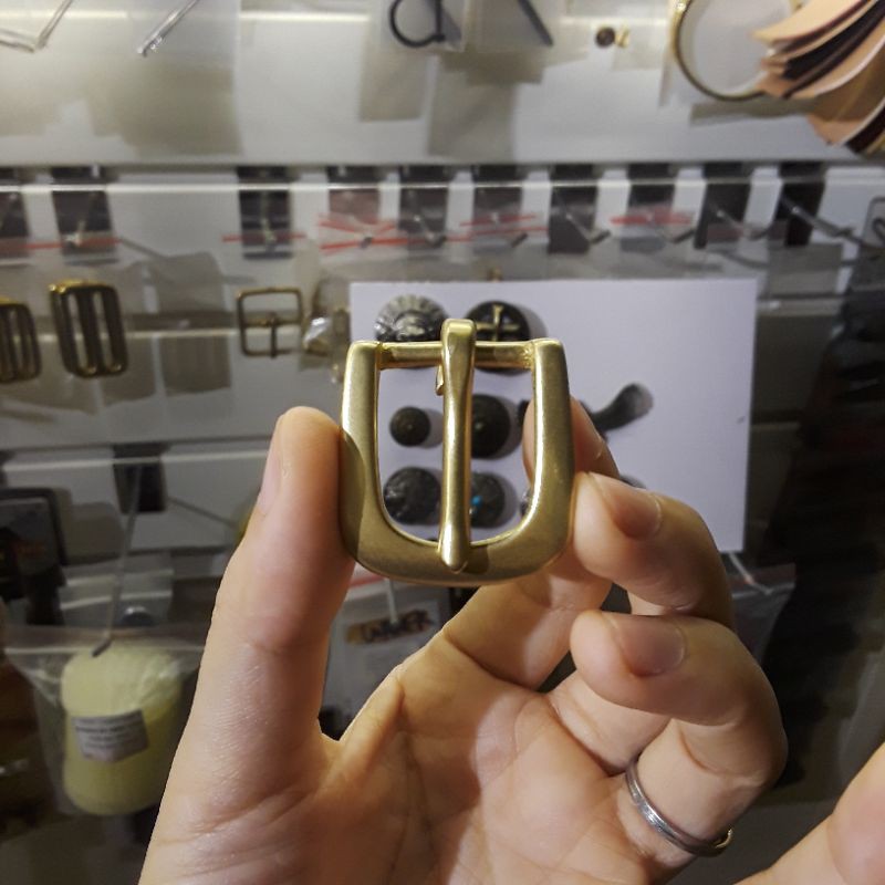 Mặt thắt lưng 20mm đồng thau