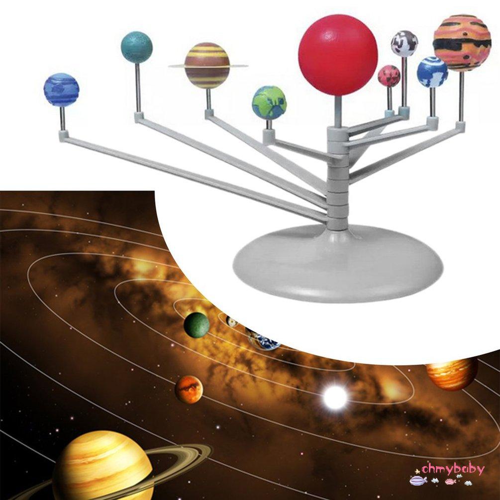 【OMB】 Solar System Planetarium Model Kit Astronomy Science Project DIY Toy Kids Gift