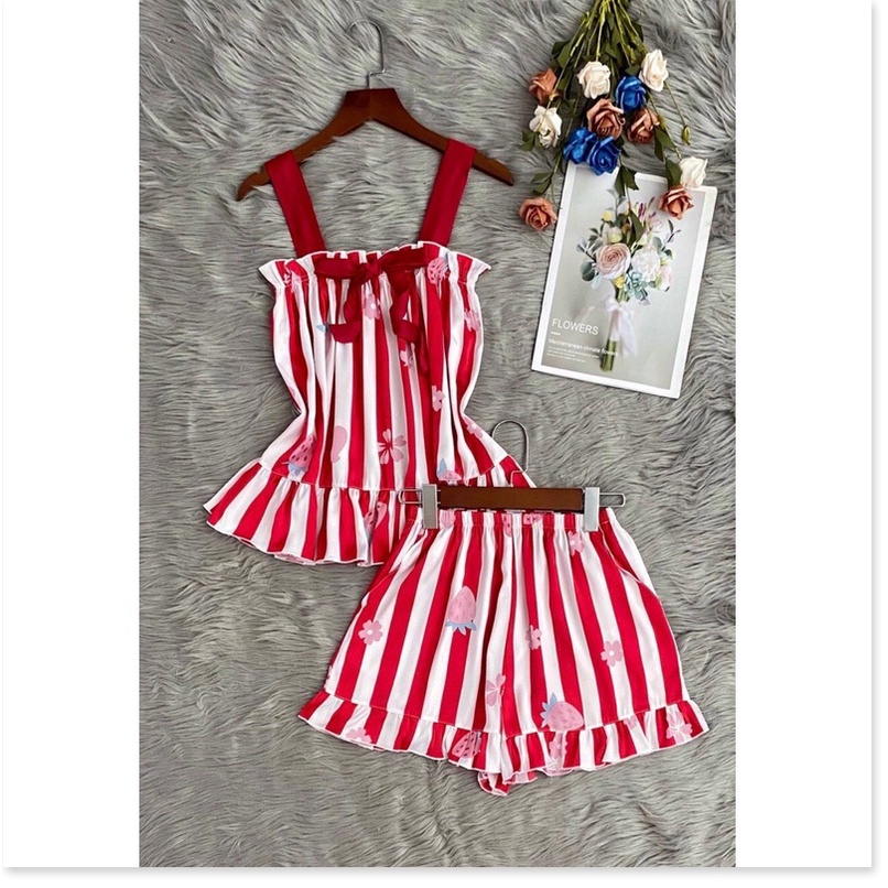 SET BỘ ĐỒ NGỦ NỮ NGẮN SIÊU ĐẸP , CỰC HOT HÈ 2021 KME FASHION